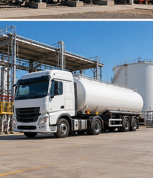 Kerosene tanker truck