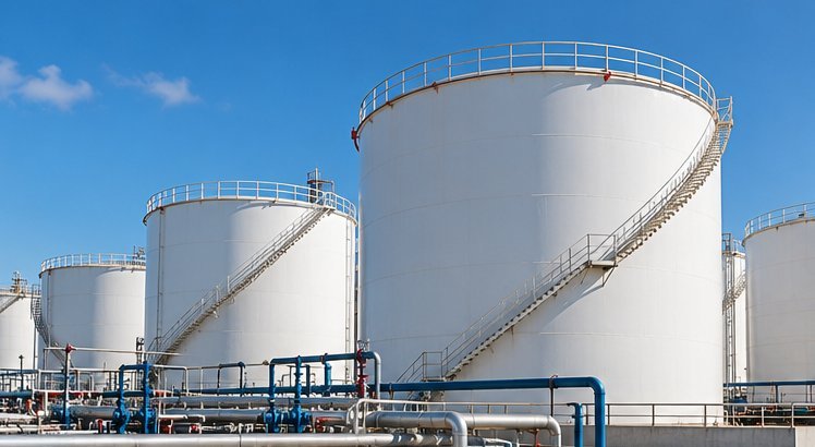 Naphtha storage tanks